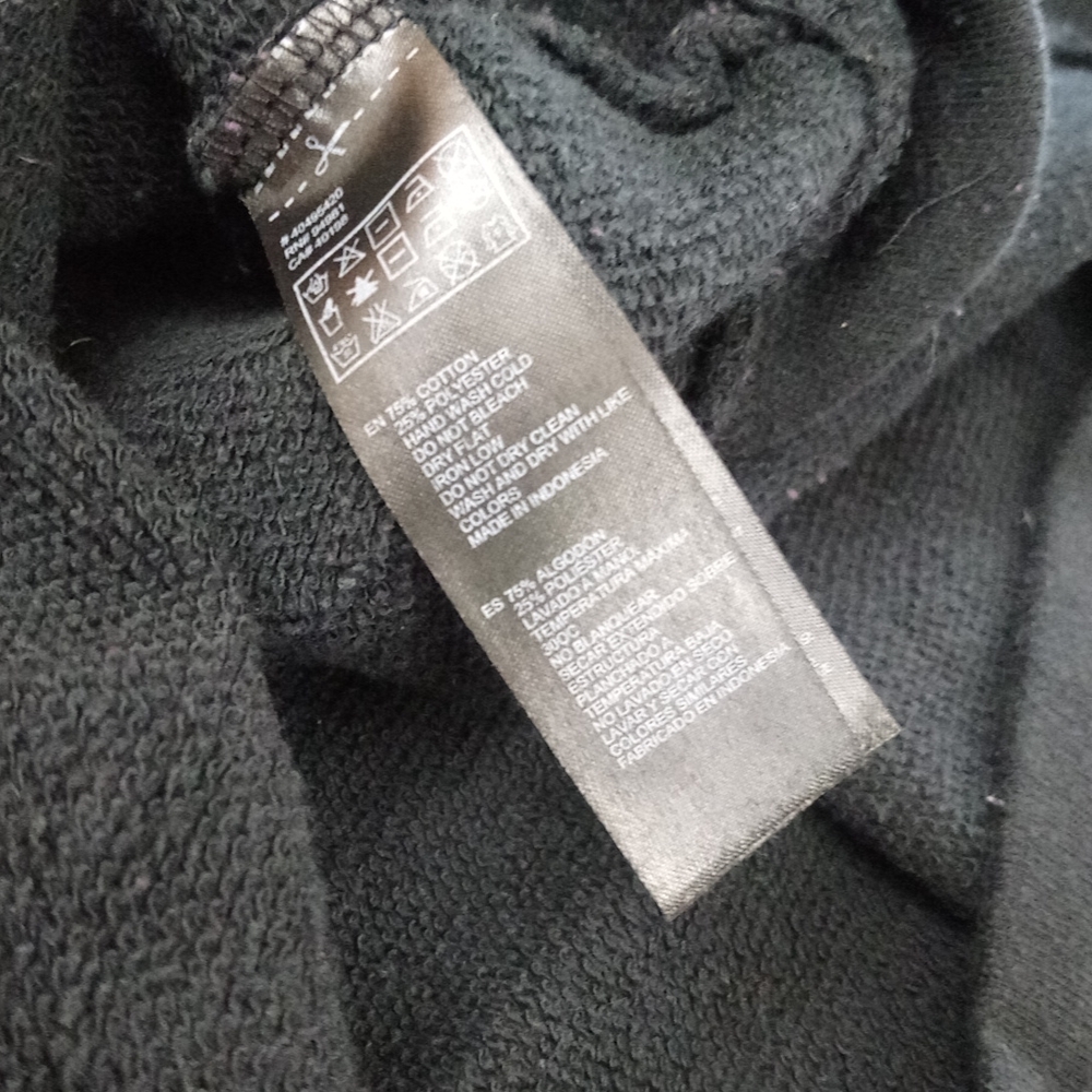 Black & White Love & Hate Crew Neck Long Sleeve Sweater Top - Picture 9 of 9